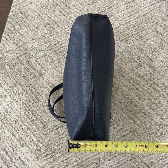 NAVY BLUE Vegan tote - Picture 6 of 12